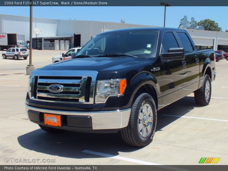 Black / Stone/Medium Stone 2009 Ford F150 XLT SuperCrew