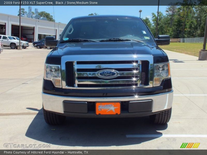 Black / Stone/Medium Stone 2009 Ford F150 XLT SuperCrew