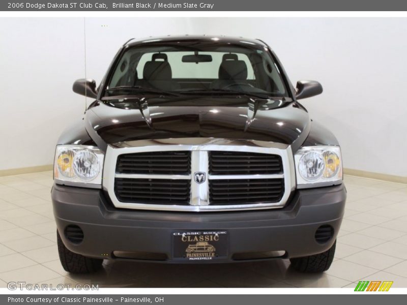 Brilliant Black / Medium Slate Gray 2006 Dodge Dakota ST Club Cab