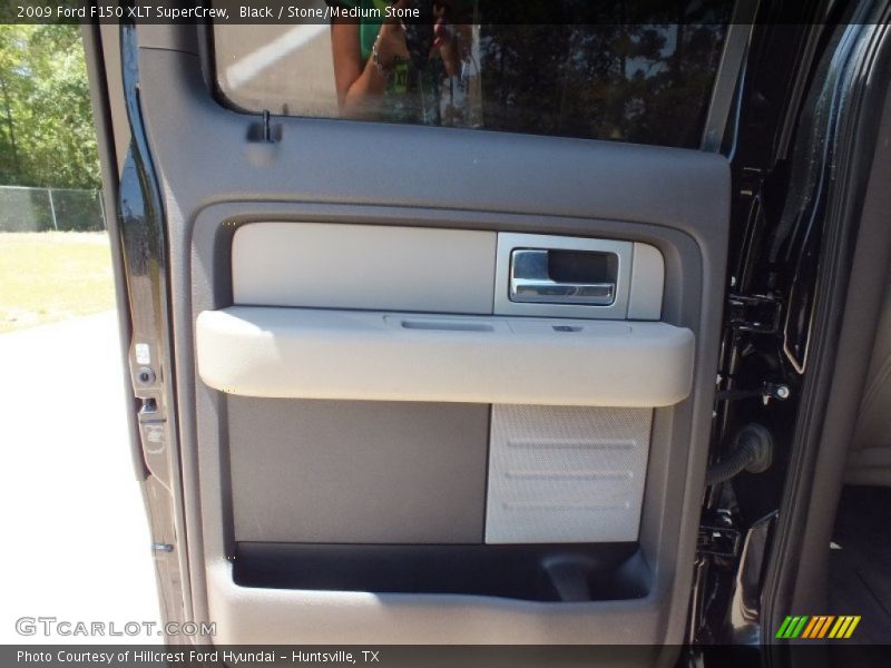 Black / Stone/Medium Stone 2009 Ford F150 XLT SuperCrew