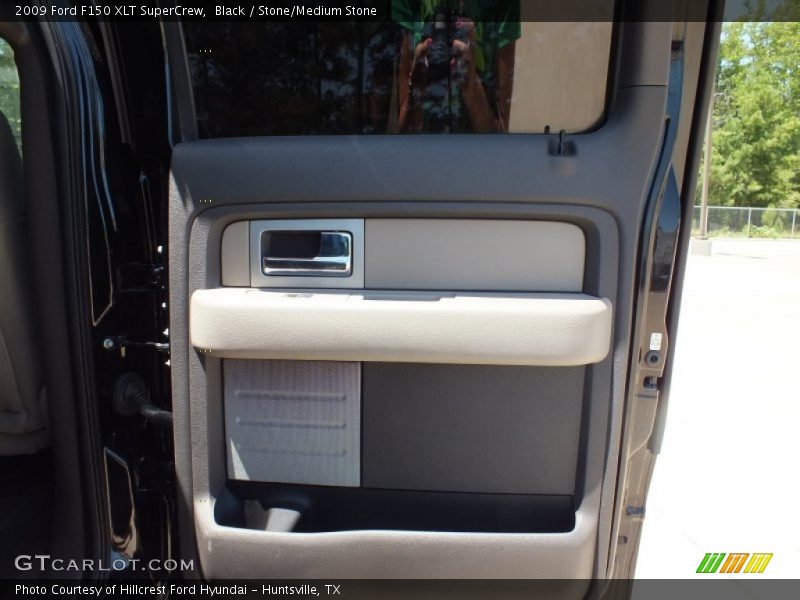 Black / Stone/Medium Stone 2009 Ford F150 XLT SuperCrew