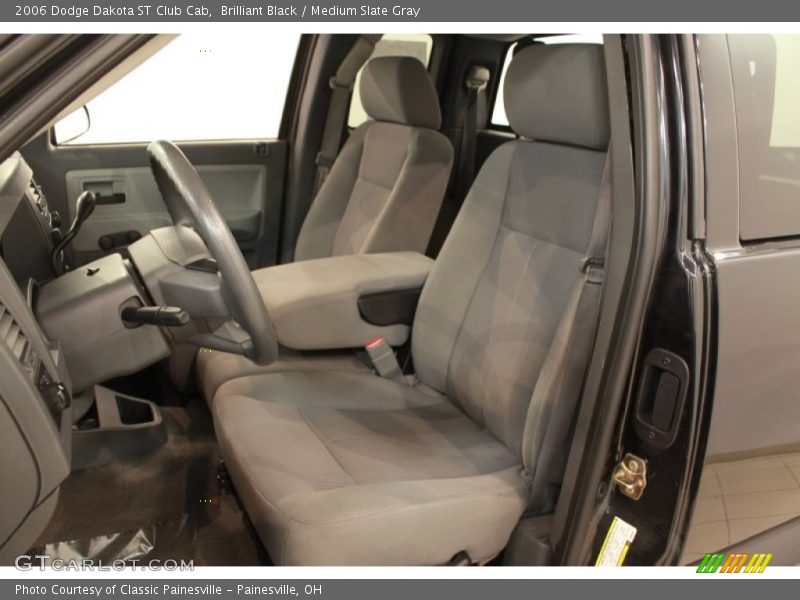 Brilliant Black / Medium Slate Gray 2006 Dodge Dakota ST Club Cab