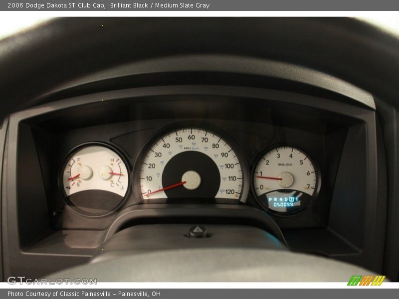 Brilliant Black / Medium Slate Gray 2006 Dodge Dakota ST Club Cab