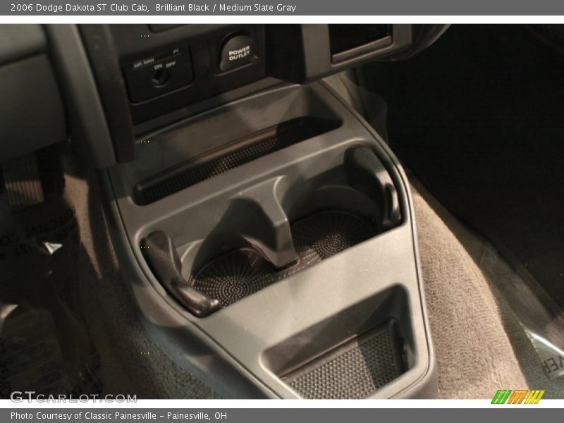 Brilliant Black / Medium Slate Gray 2006 Dodge Dakota ST Club Cab