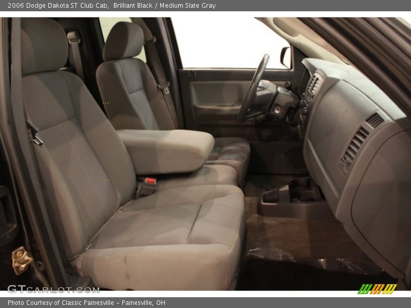 Brilliant Black / Medium Slate Gray 2006 Dodge Dakota ST Club Cab