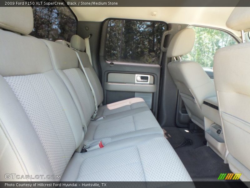 Black / Stone/Medium Stone 2009 Ford F150 XLT SuperCrew
