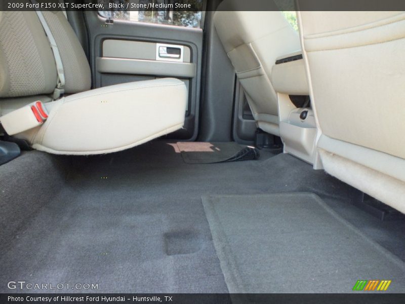 Black / Stone/Medium Stone 2009 Ford F150 XLT SuperCrew