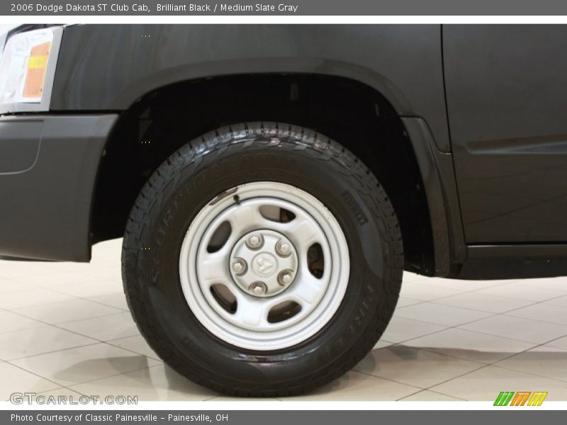 Brilliant Black / Medium Slate Gray 2006 Dodge Dakota ST Club Cab