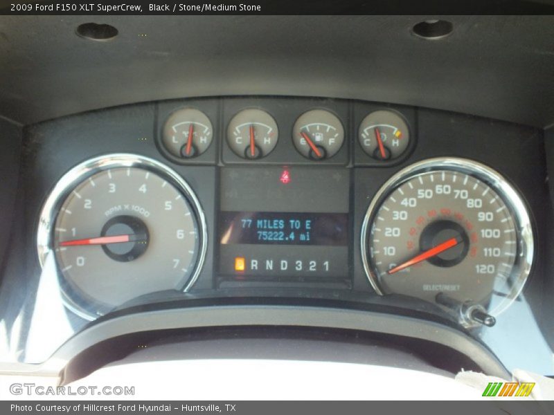 Black / Stone/Medium Stone 2009 Ford F150 XLT SuperCrew