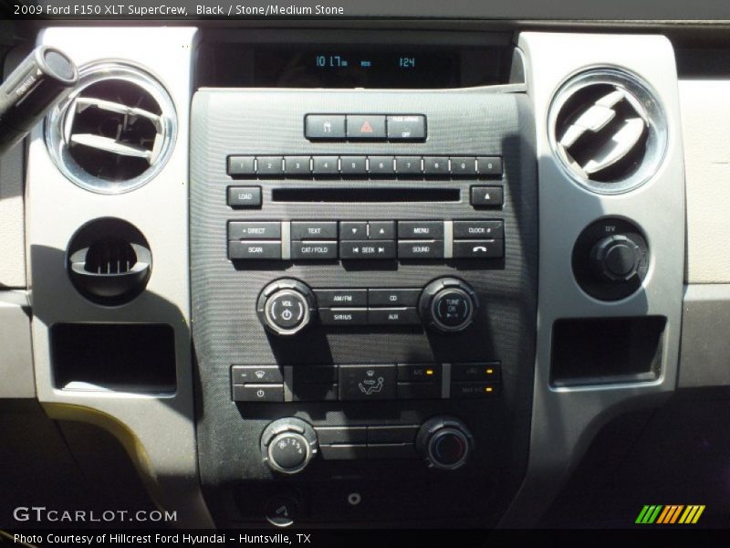 Black / Stone/Medium Stone 2009 Ford F150 XLT SuperCrew