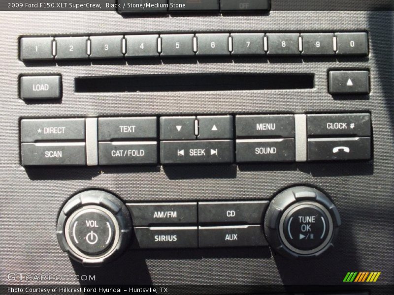 Black / Stone/Medium Stone 2009 Ford F150 XLT SuperCrew