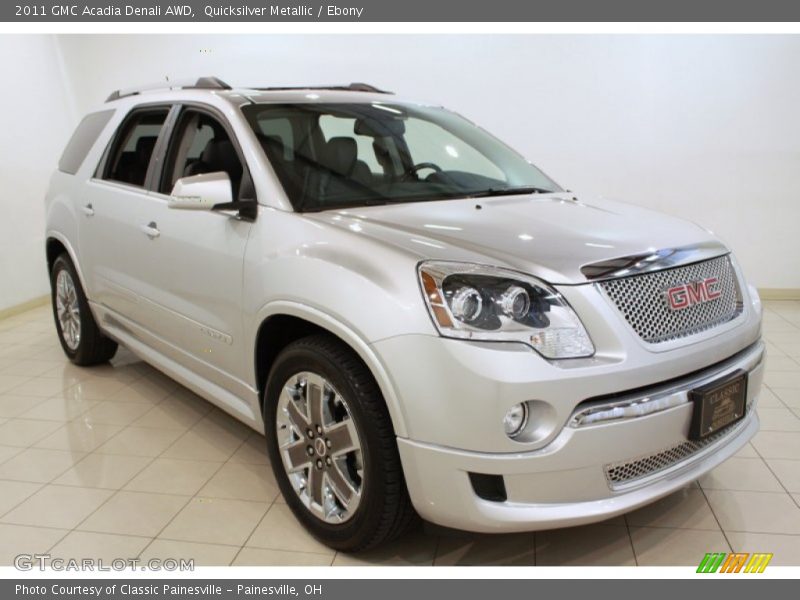 Quicksilver Metallic / Ebony 2011 GMC Acadia Denali AWD