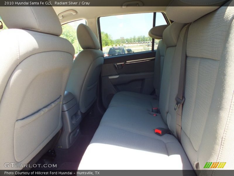 Radiant Silver / Gray 2010 Hyundai Santa Fe GLS