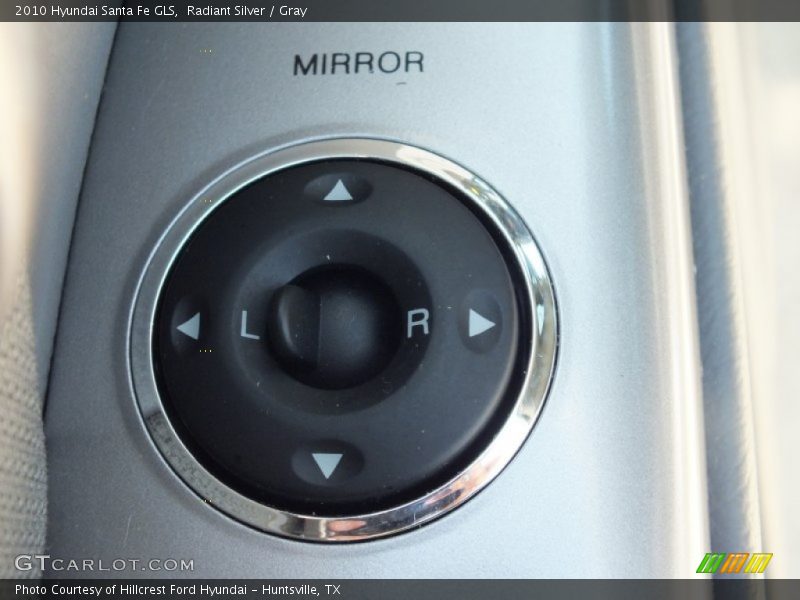 Radiant Silver / Gray 2010 Hyundai Santa Fe GLS