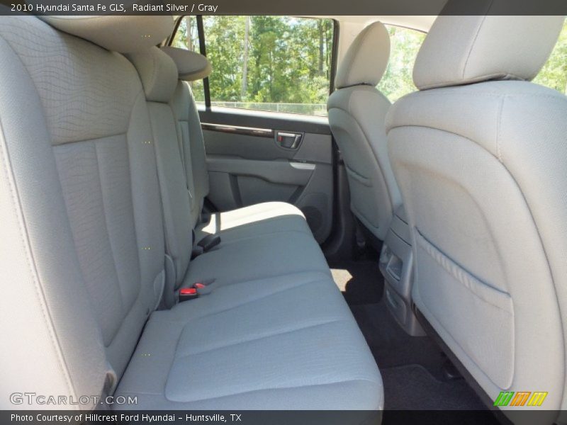 Radiant Silver / Gray 2010 Hyundai Santa Fe GLS