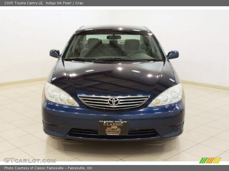 Indigo Ink Pearl / Gray 2005 Toyota Camry LE