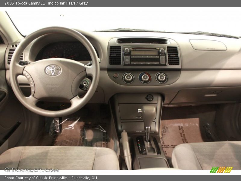 Indigo Ink Pearl / Gray 2005 Toyota Camry LE