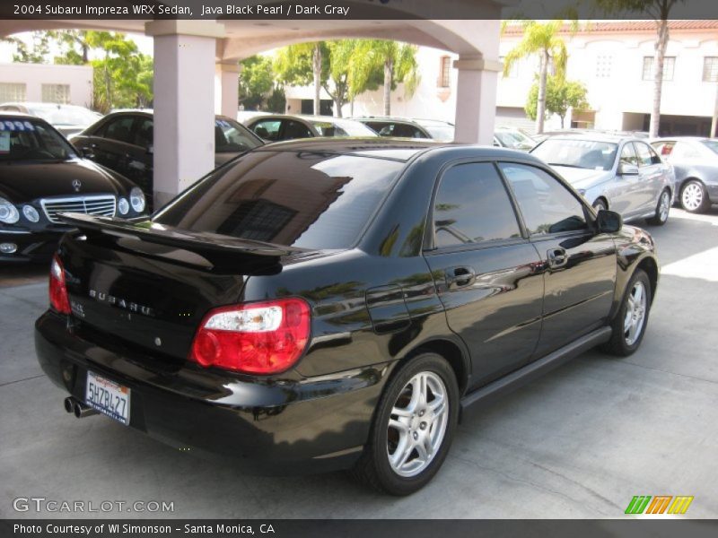 Java Black Pearl / Dark Gray 2004 Subaru Impreza WRX Sedan