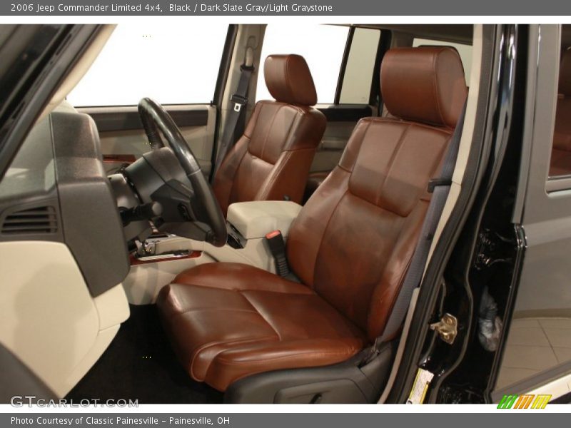 Black / Dark Slate Gray/Light Graystone 2006 Jeep Commander Limited 4x4
