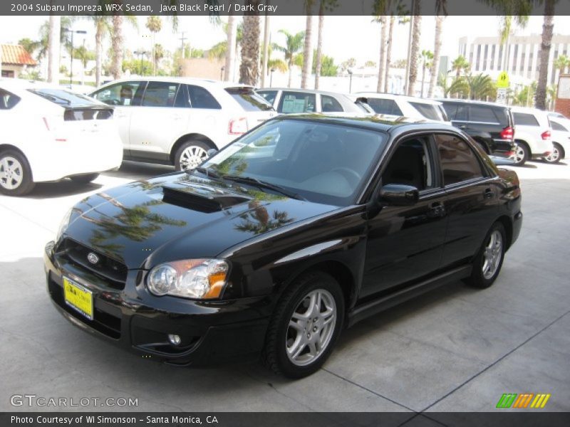 Java Black Pearl / Dark Gray 2004 Subaru Impreza WRX Sedan