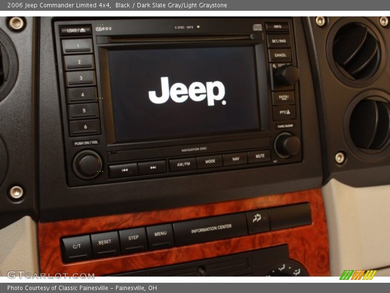Black / Dark Slate Gray/Light Graystone 2006 Jeep Commander Limited 4x4