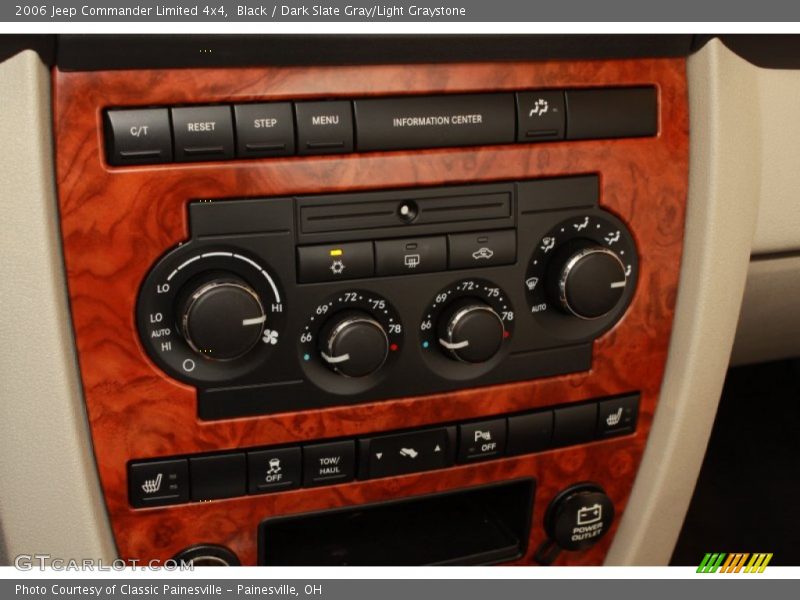 Black / Dark Slate Gray/Light Graystone 2006 Jeep Commander Limited 4x4