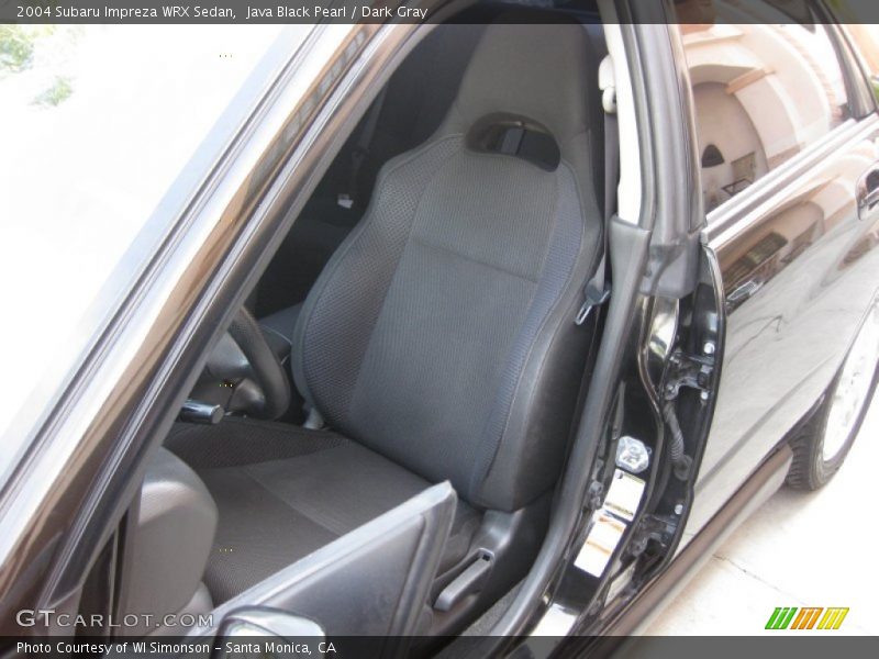 Java Black Pearl / Dark Gray 2004 Subaru Impreza WRX Sedan