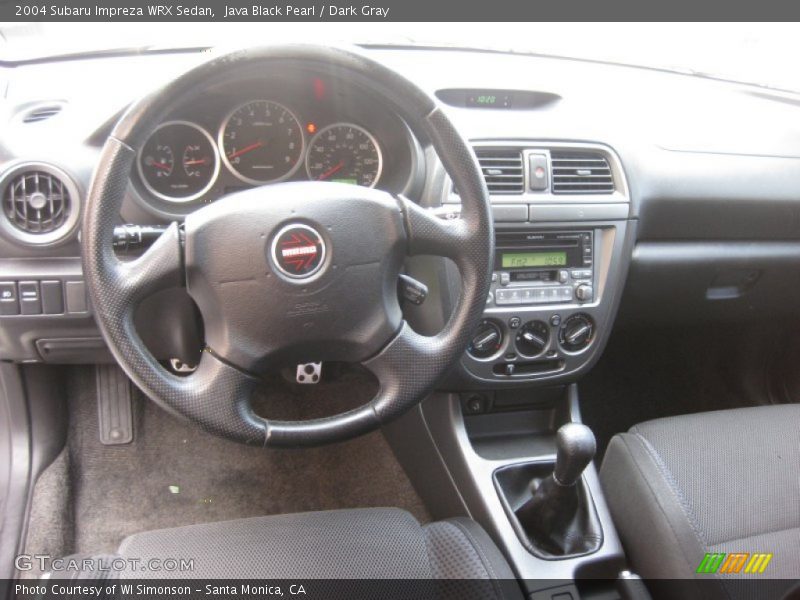 Java Black Pearl / Dark Gray 2004 Subaru Impreza WRX Sedan