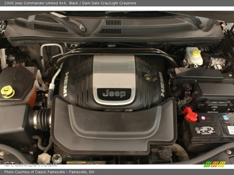 Black / Dark Slate Gray/Light Graystone 2006 Jeep Commander Limited 4x4