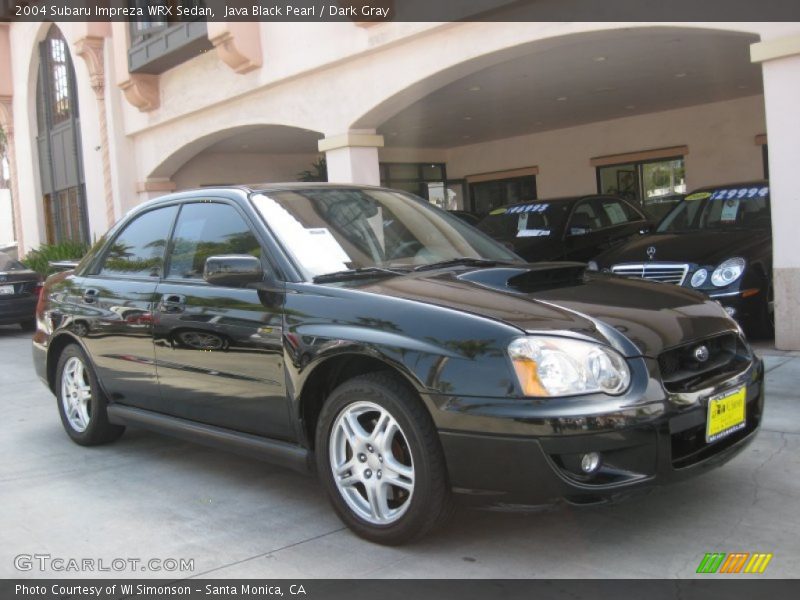 Java Black Pearl / Dark Gray 2004 Subaru Impreza WRX Sedan