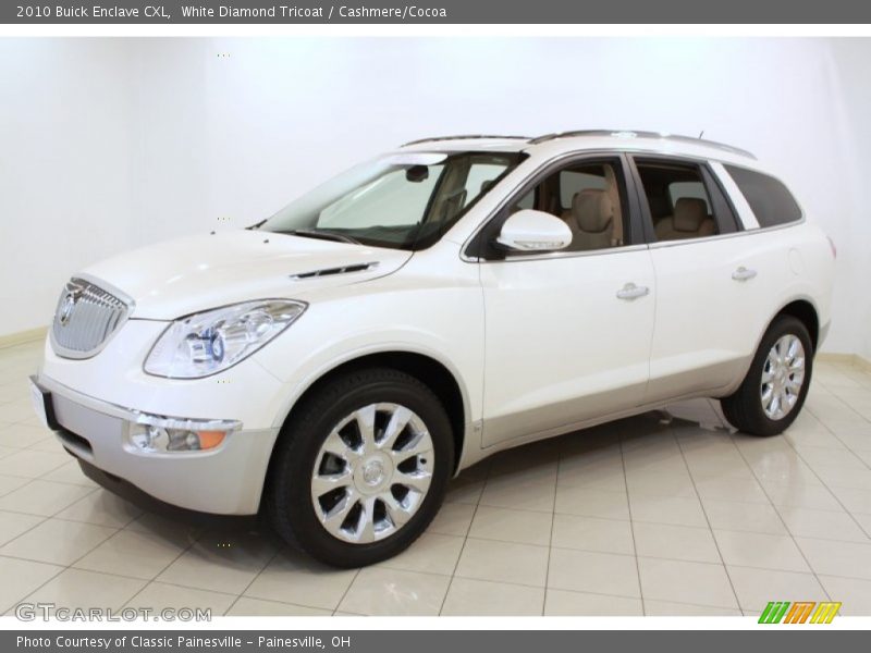 White Diamond Tricoat / Cashmere/Cocoa 2010 Buick Enclave CXL