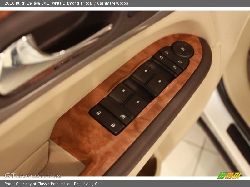 White Diamond Tricoat / Cashmere/Cocoa 2010 Buick Enclave CXL