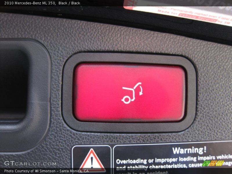 Black / Black 2010 Mercedes-Benz ML 350