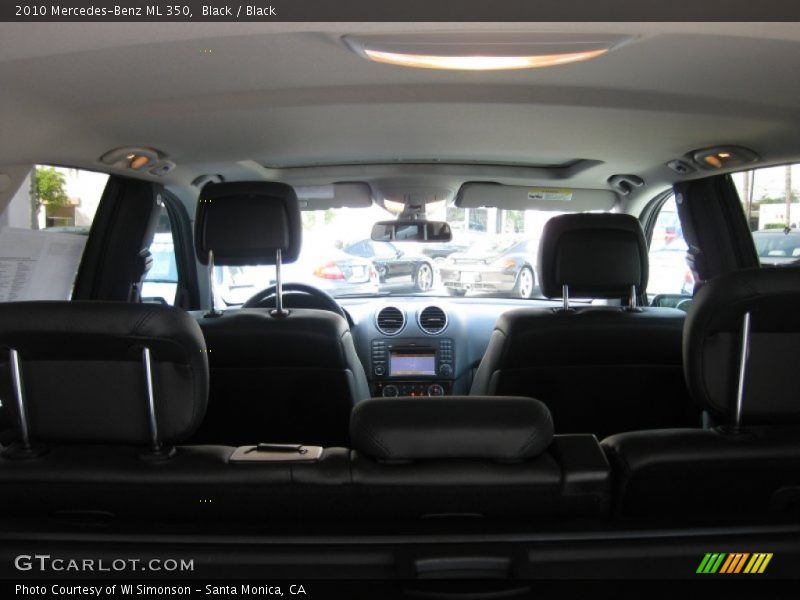 Black / Black 2010 Mercedes-Benz ML 350