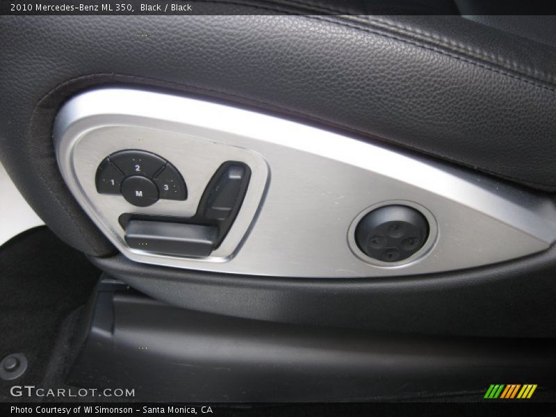 Black / Black 2010 Mercedes-Benz ML 350