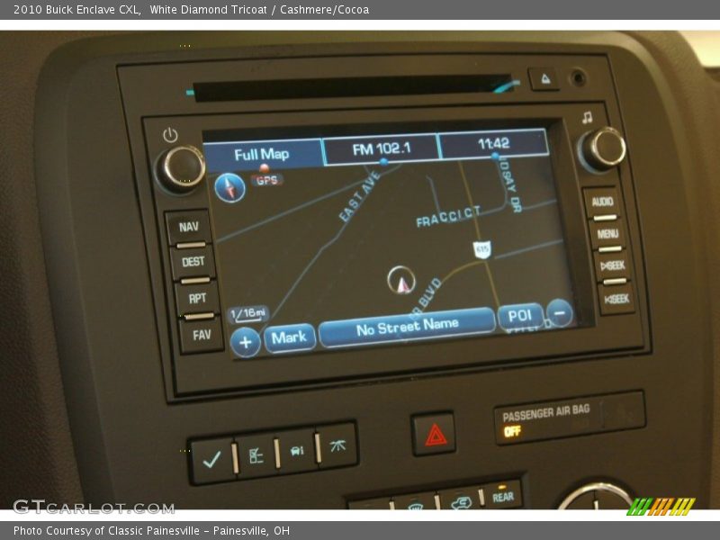 White Diamond Tricoat / Cashmere/Cocoa 2010 Buick Enclave CXL