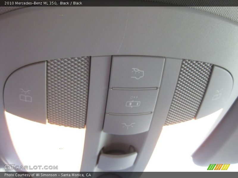 Black / Black 2010 Mercedes-Benz ML 350