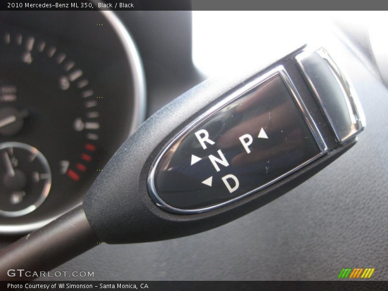 Black / Black 2010 Mercedes-Benz ML 350