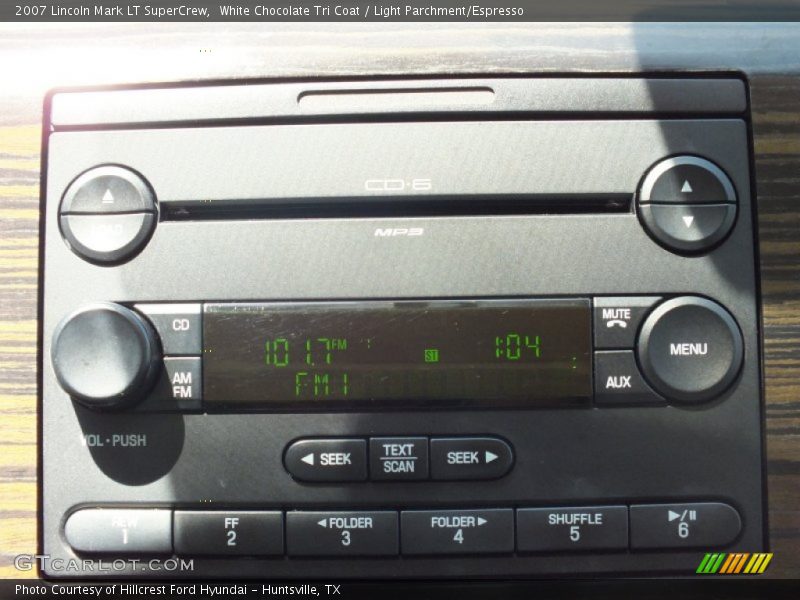 Audio System of 2007 Mark LT SuperCrew