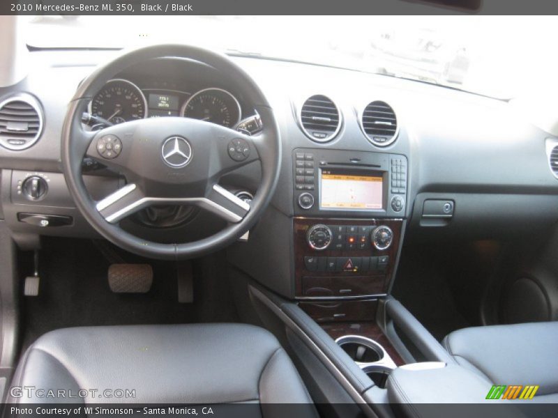 Black / Black 2010 Mercedes-Benz ML 350