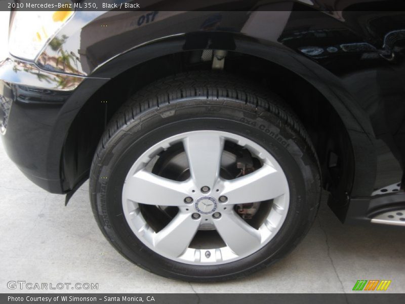 Black / Black 2010 Mercedes-Benz ML 350