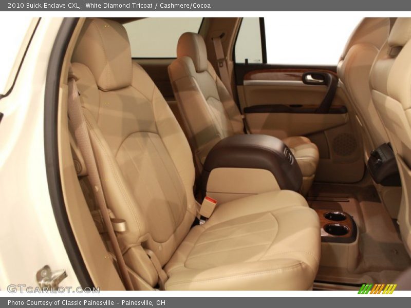 White Diamond Tricoat / Cashmere/Cocoa 2010 Buick Enclave CXL
