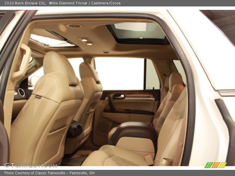 White Diamond Tricoat / Cashmere/Cocoa 2010 Buick Enclave CXL