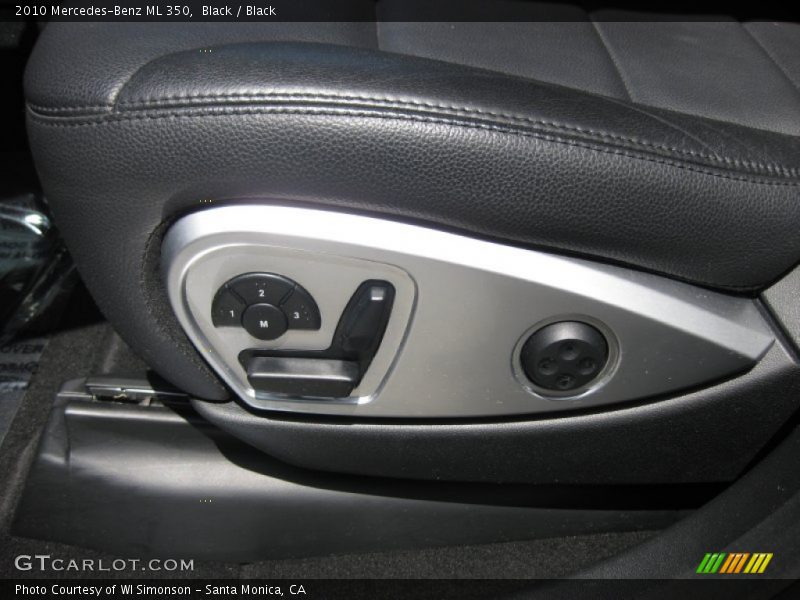Black / Black 2010 Mercedes-Benz ML 350