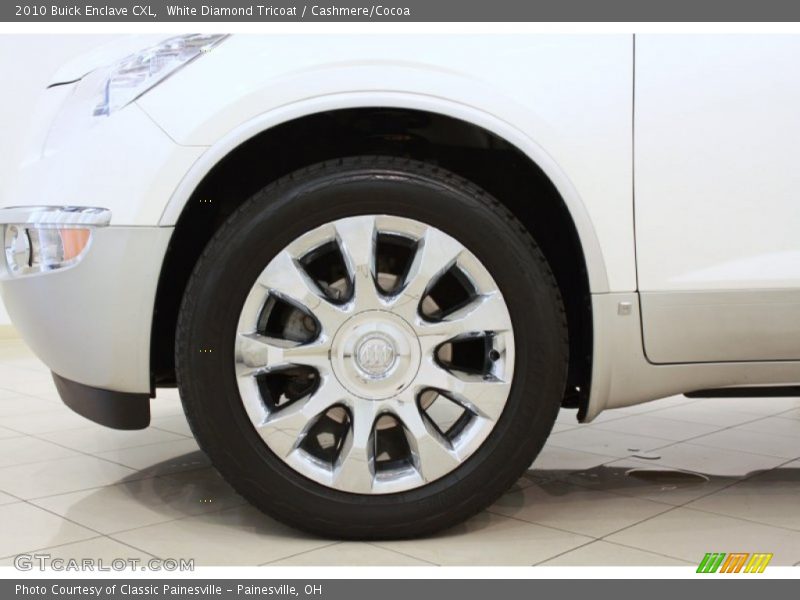 White Diamond Tricoat / Cashmere/Cocoa 2010 Buick Enclave CXL