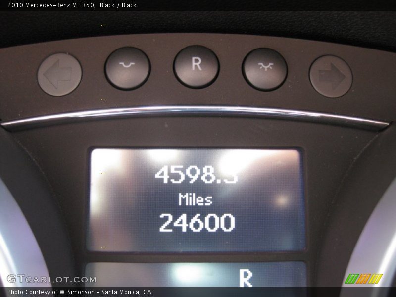 Black / Black 2010 Mercedes-Benz ML 350