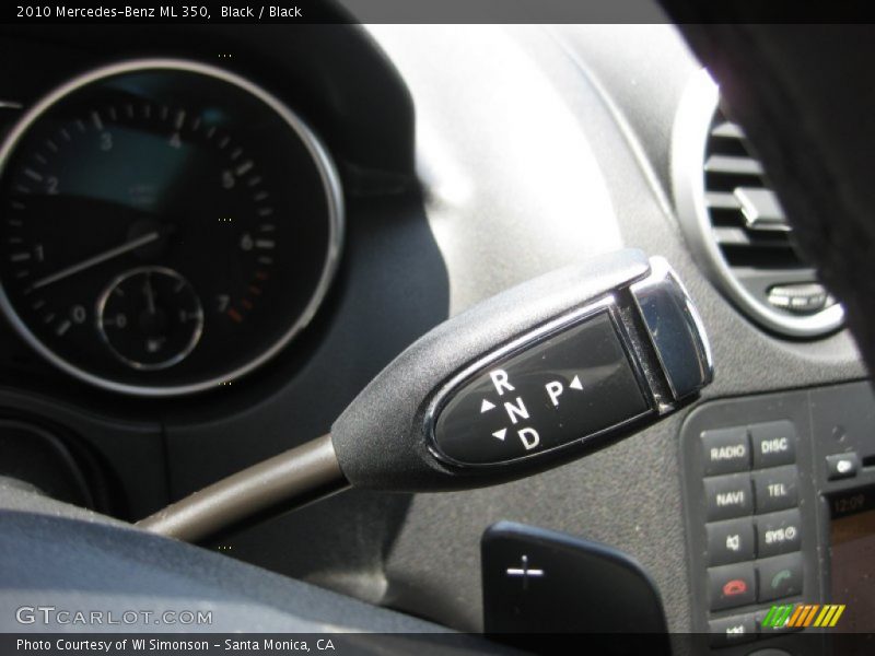 Black / Black 2010 Mercedes-Benz ML 350