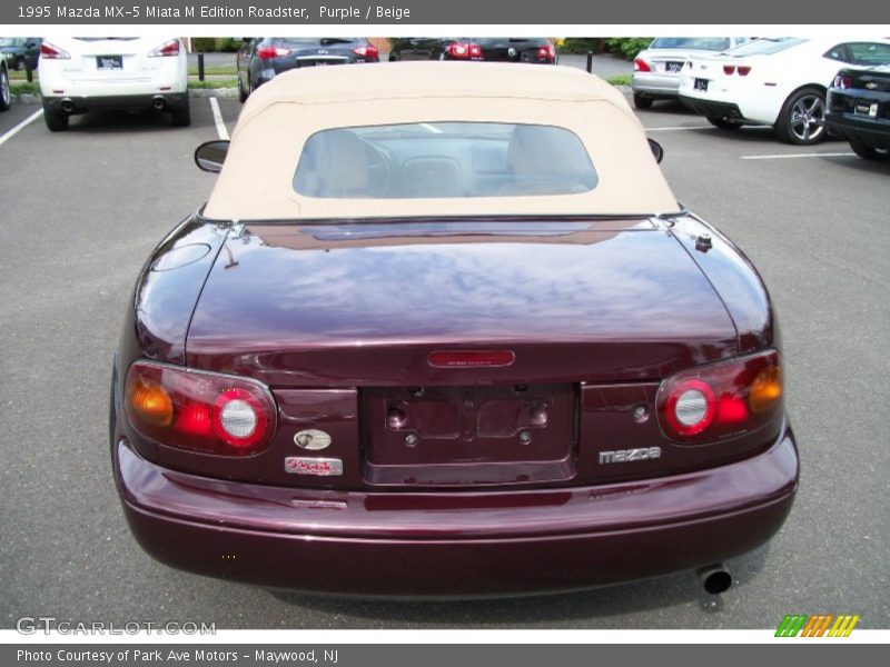 Purple / Beige 1995 Mazda MX-5 Miata M Edition Roadster
