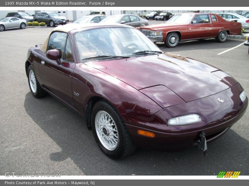 Purple / Beige 1995 Mazda MX-5 Miata M Edition Roadster