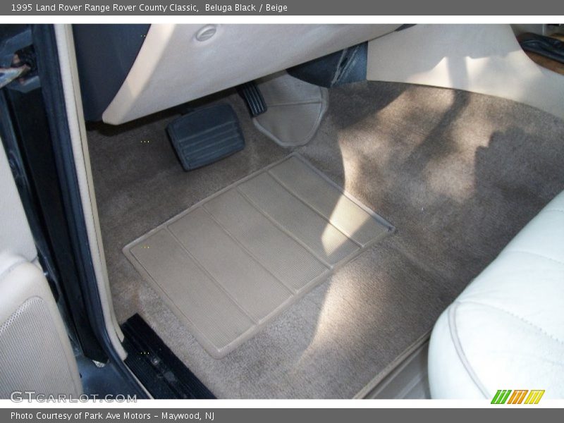 Beluga Black / Beige 1995 Land Rover Range Rover County Classic